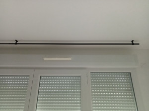 Photo de galerie - Pose tringle rideau - APRÈS 