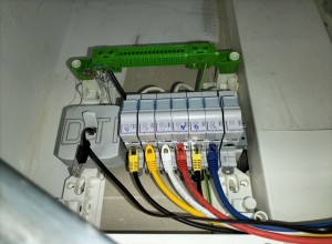 Photo de galerie - Installation modules brassage RJ45
Switch internet

