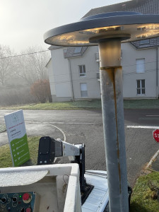 Photo de galerie - Eclairage sur mat