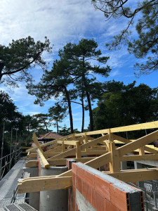 Photo de galerie - Charpente traditionnelle 