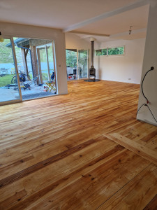 Photo de galerie - Poncage de plancher 