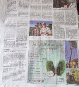 Photo de galerie - Parution du journal midi libre la dépêche 