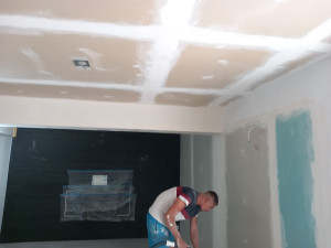 Photo de galerie - Pose placo aménagement pièce de vie