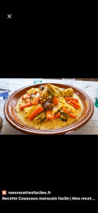 Photo de galerie - Semoule fine, légumes fondants et viande savoureuse, mijoté avec des épices authentiques ?