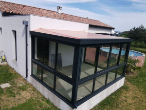 Photo de galerie - Verandas aluminium 