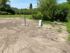 Photo de galerie - Pose de micro station 