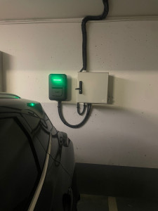 Photo de galerie - Installation et câblage d’une borne charge voiture électrique ⚡️ 