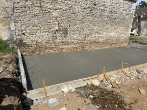 Photo de galerie - Terrasse 50 m2 plus décaissement mini pelle 