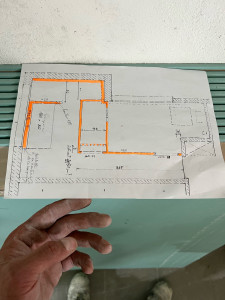 Photo de galerie - Tout le plâtre plafond et mur ,bat-13 