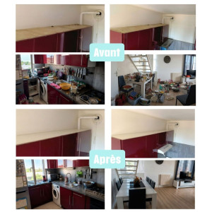 Photo de galerie - Exemple de transformation par Domily Services : d'un espace encombré et encrassé à un résultat parfaitement propre, sain et ordonné. Nos photos avant/après témoignent de la rigueur et de l'efficacité de nos interventions.