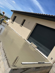 Photo de galerie - Coffrage et coulage de béton 