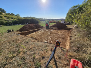 Photo de galerie - Terrassement plate-forme pleine masse pour l'installation d'un mobile home 