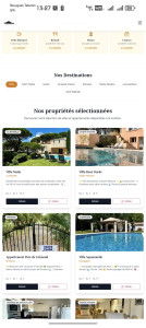 Photo de galerie - Création page de réservation en lien avec Airbnb, le visiteur peut s'informer et passer à l'action. Référencement optimisé, SEO friendly. 