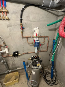 Photo de galerie - Réducteur de pression avant arriver d’eau froide + filtre anti calcaire et adoucisseur