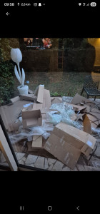 Photo de galerie - Enlèvement de dechet cartons et autres 