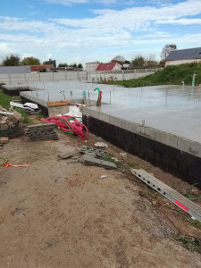 Photo de galerie - Coulage de plancher de vide sanitaire 