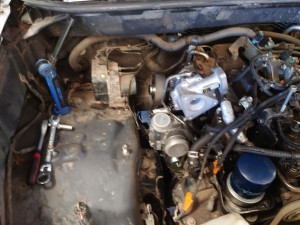 Photo de galerie - Remplacement d'un bi-Turbo sur un Isuzu D-Max