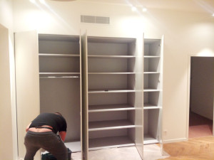 Photo de galerie - Création d'un dressing sur mesure