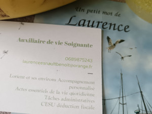 Photo de galerie -  N'hésitez pas Je suis là pour Vous Confiance Sécurité Travail Soutien...
Cordlt
Laurence Céline ?