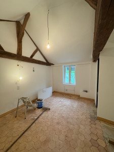 Photo de galerie - Andouille, peinture, ponçage finition