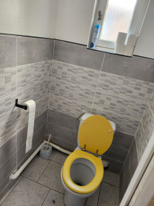 Photo de galerie - Pose carrelage murale toilette