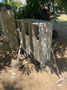 Photo de galerie - Pose de coffret électrique pour enedis 