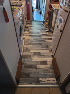 Photo de galerie - Pose de parquet - Revêtement de sol
