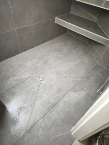 Photo de galerie -  création douche a l'italienne 