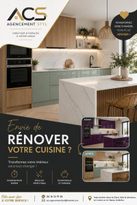 Photo de galerie - Relooking décoration cuisine covering 