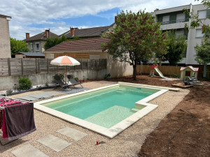 Photo de galerie - ?️ Terrassement et aménagement complet d'un espace piscine 

