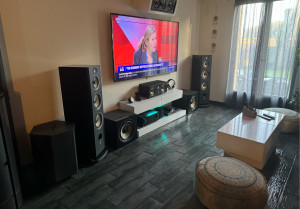 Photo de galerie - Pose BA13, enduit et peinture murale, carrelage au sol