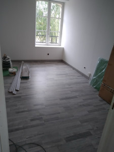 Photo de galerie - Pose de parquet - Revêtement de sol