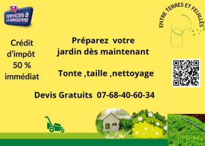 Photo de galerie - Creation de potager
Creation de massif linéaire fleuri.
Entretien de potager 
