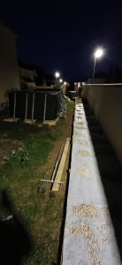 Photo de galerie - Installation de piscine + nivellement du terrain, client très satisfait 