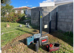 Photo de galerie - Pose de grillage 