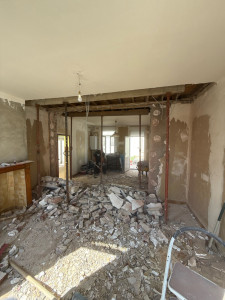 Photo de galerie - Pose d’ipn ouverture D’un mur 