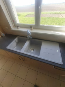 Photo de galerie - Remplacement évier cuisine 