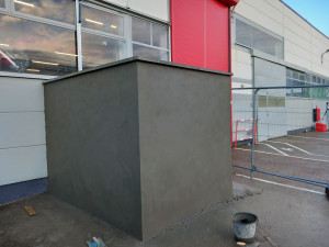 Photo de galerie - Fabrication un dépôt de poubelles 