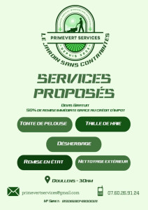 Photo de galerie - Services proposés