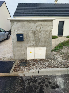 Photo de galerie - Création d'un mur technique 