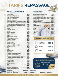 Photo de galerie - Voici mes tarifs 