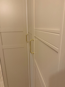 Photo de galerie - Montage d’un dressing ikea