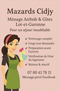 Photo de galerie - Je vous propose mes services pour location courte durée 