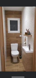 Photo de galerie - Rénovation complète pour des toilettes 