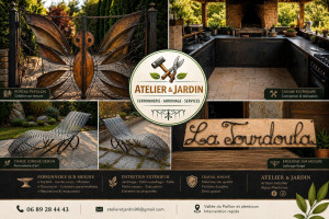 Photo de galerie - Je vous présente quelques unes de mes réalisations en fer forgé 