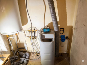 Photo de galerie - Installation réseau adoucie et clarinette de distribution réseau EFS et ECS