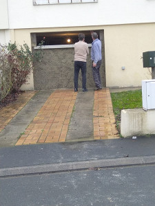 Photo de galerie - Démolition  et Fermeture de porte garage Marange Silvange