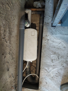 Photo de galerie - Dépannage d’une pompe de relevage 