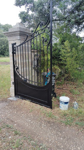 Photo de galerie - Rénovation portail 