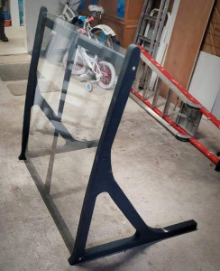 Photo de galerie - Marquise réalisée  sur mesure. 